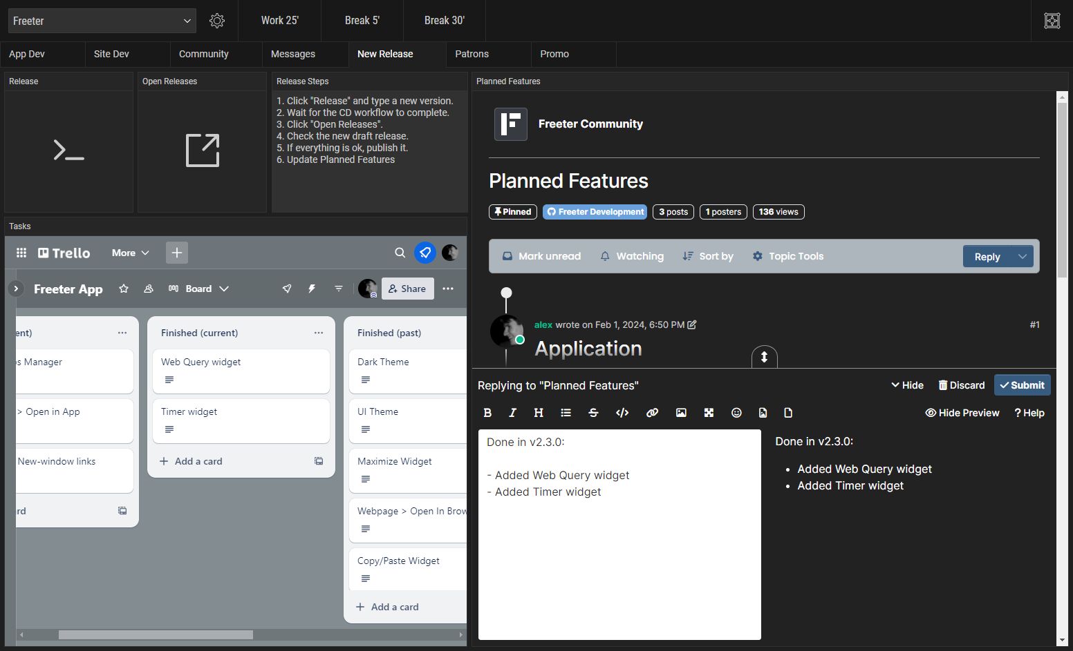 New App Release Workflow