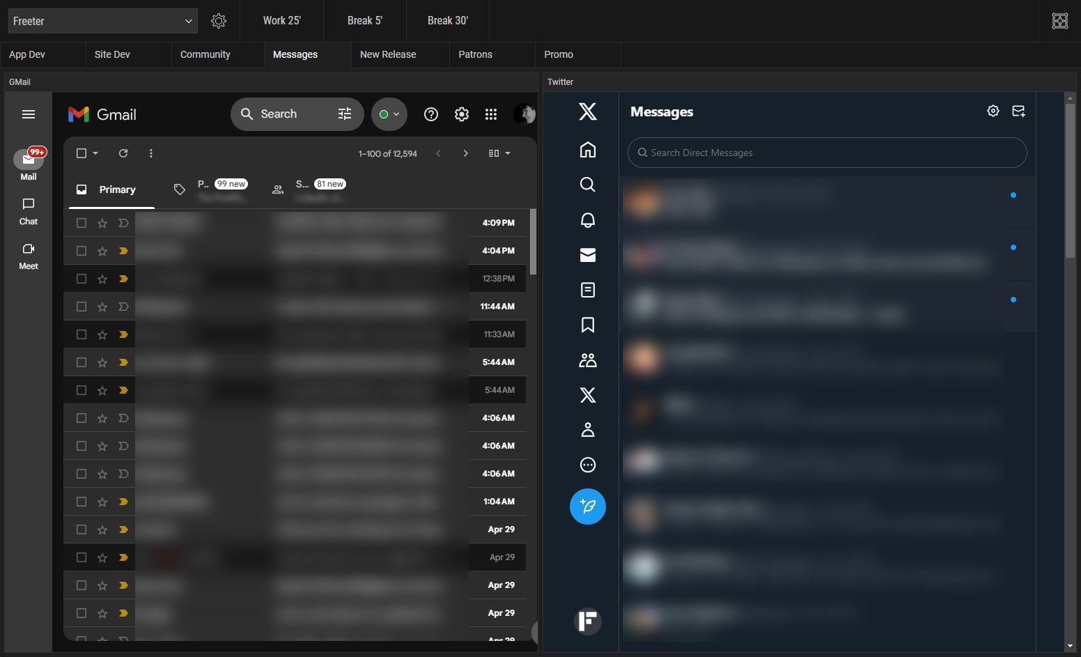 Messages Workflow